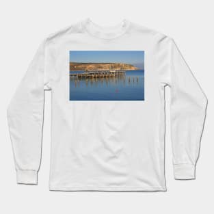 Swanage Pier & Ballard Down Long Sleeve T-Shirt